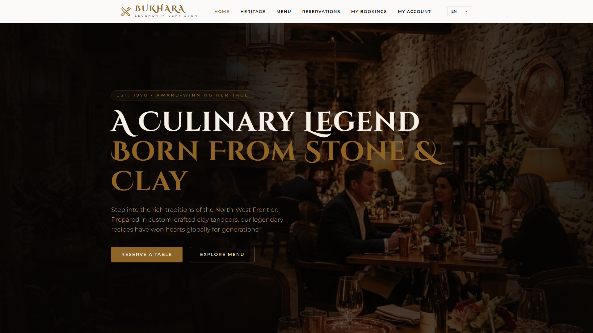 Custom Lifestyle & Leisure Platform for Restaurant & Fine Dining