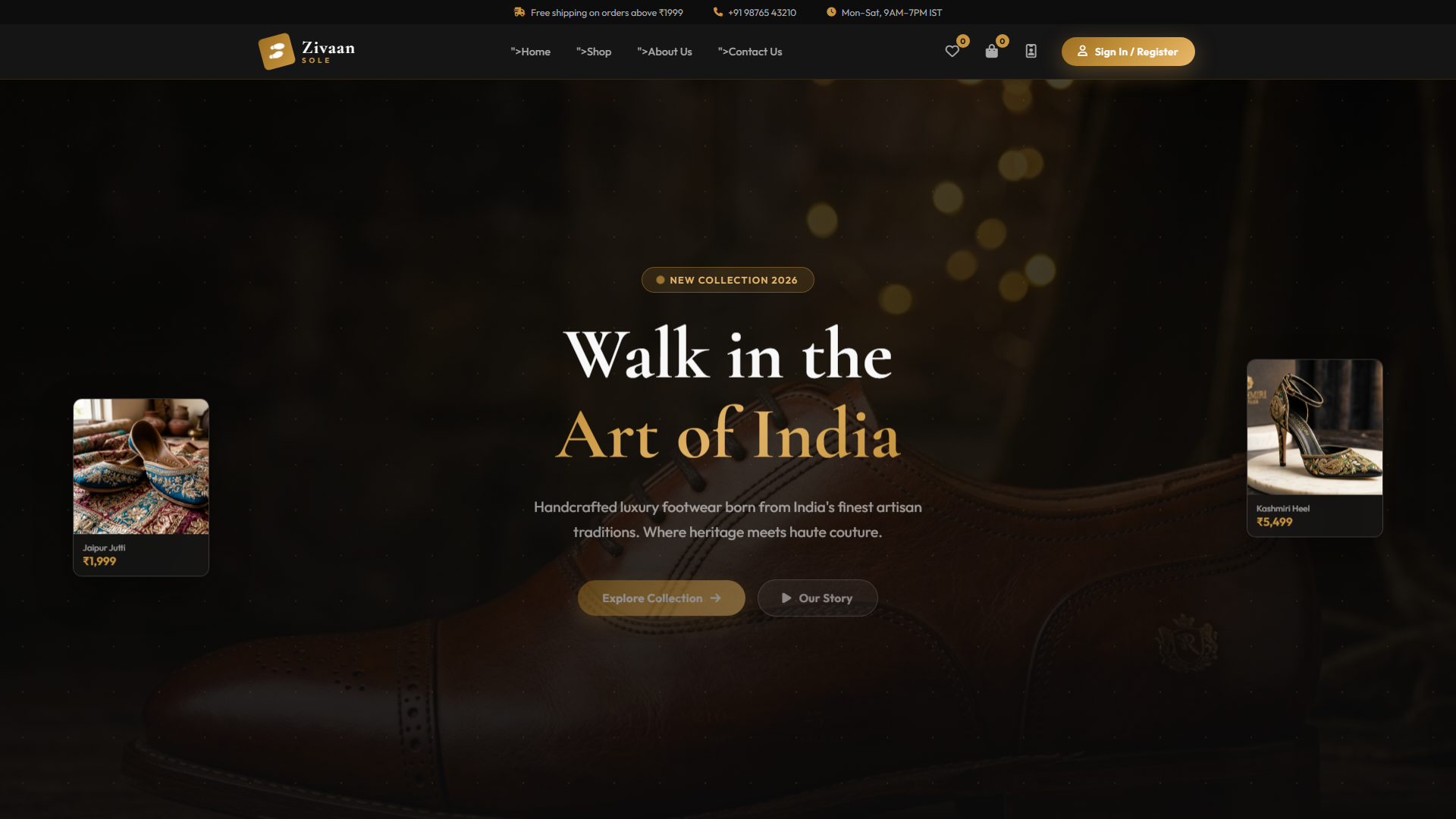 Custom Retail & Commerce Platform for Footwear Store